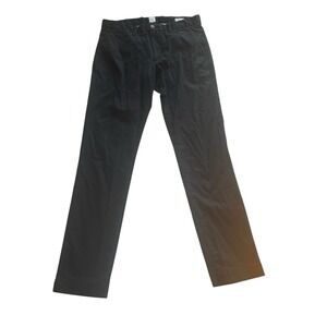 GAP Men's Size 31x32 Slim Black Chino Pants Capsule Classic 98% Cotton Straight